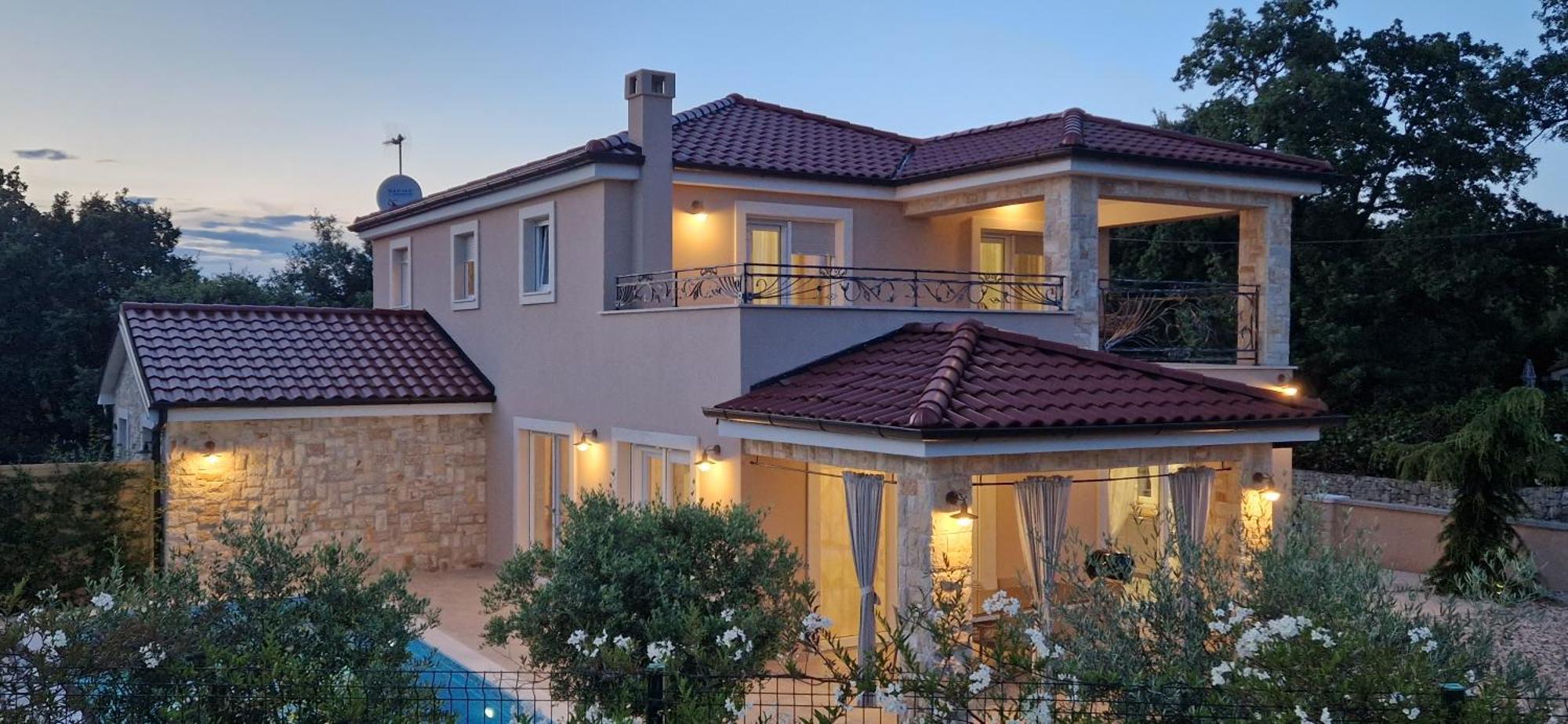 Lukas&ana S Bazenom,djecjim Igralistem Villa *
